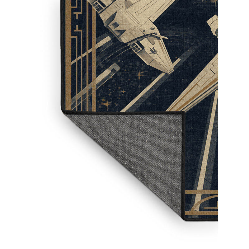 Tapis moelleux moelleux Vega Starfighter, 2 x 5