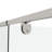 44-48" W X 71" H Piovt Swing Glass Shower Door,Pivot Frame Sliding Shower Door With 1/4"(6Mm) Clear SGCC Tempered Glass-121415770