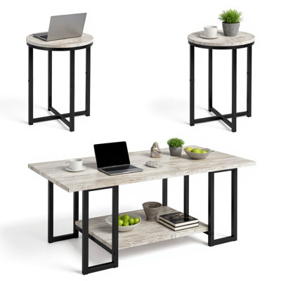 Keiondra 3 - Piece Living Room Table Set