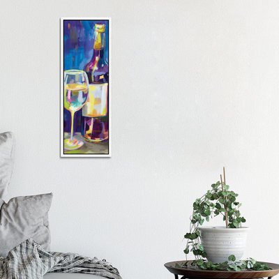 Floral Party II by Jeanette Vertentes - Panoramic Painting on Canvas