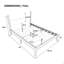Structure de lit plateforme avec tête de lit tapissier, support de lattes en bois massif, aucun sommier requis, assemblage facile, pleine grandeur, naturel-320840868-320840869