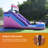 JumpOrange 14 FT Princess Tiara Commercial Grade Water Slide with Pool (with Blower)