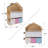 House-shaped Children's Storage Rack