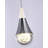 Servis Single Chrome Teardrop LED Pendant