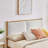 Upholstered Metal Bed