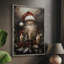 «Christmas Holiday Art», série 2-CCL XXXII, reproduction encadrée - bois massif-261321511