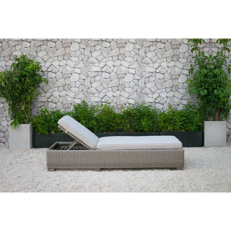 Chaise longue avec coussin Doutzen
