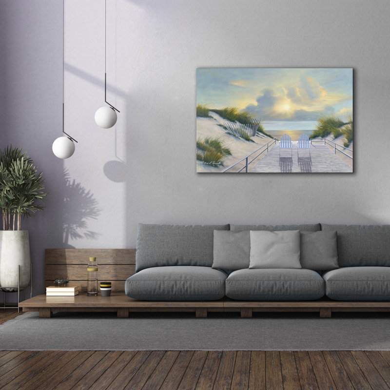 «East End» par Diane Romanello, H 40 po x l 60 po x P 1,5 po