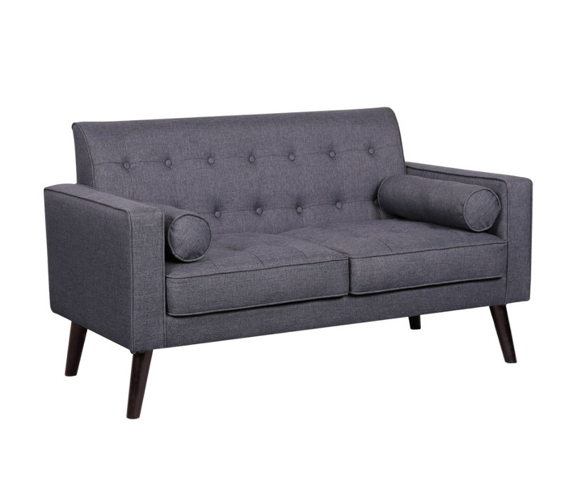 Causeuse Benayah, Gris foncé