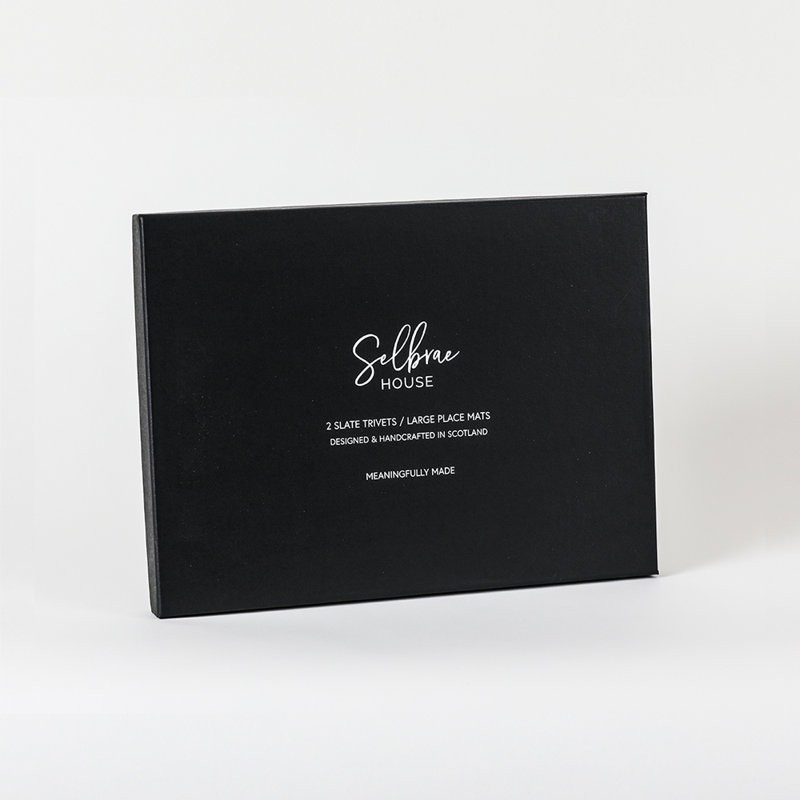 Rectangular Slate Table Mats
