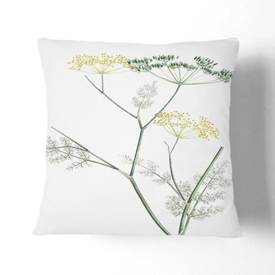 Floral Square Throw Cushion