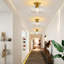 Glass Semi Flush Mount