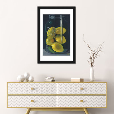 « citrons », impression sur toile