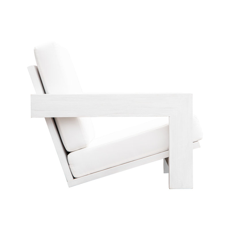 Primitive Modern Outdoor Teak Adirondack