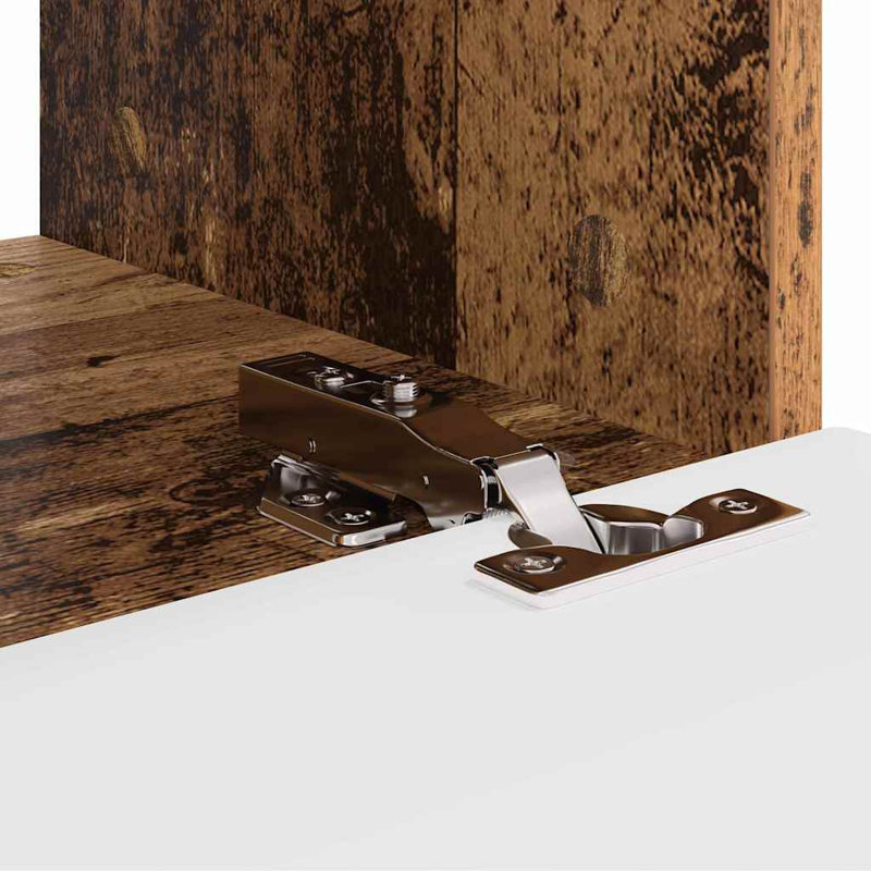 Unfinished TV Stand, Old Wood, 29.5cm H x 39cm L x 31cm W