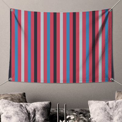 Vertical Striped Pattern Wall Tapestry - Stripes Wall Decor