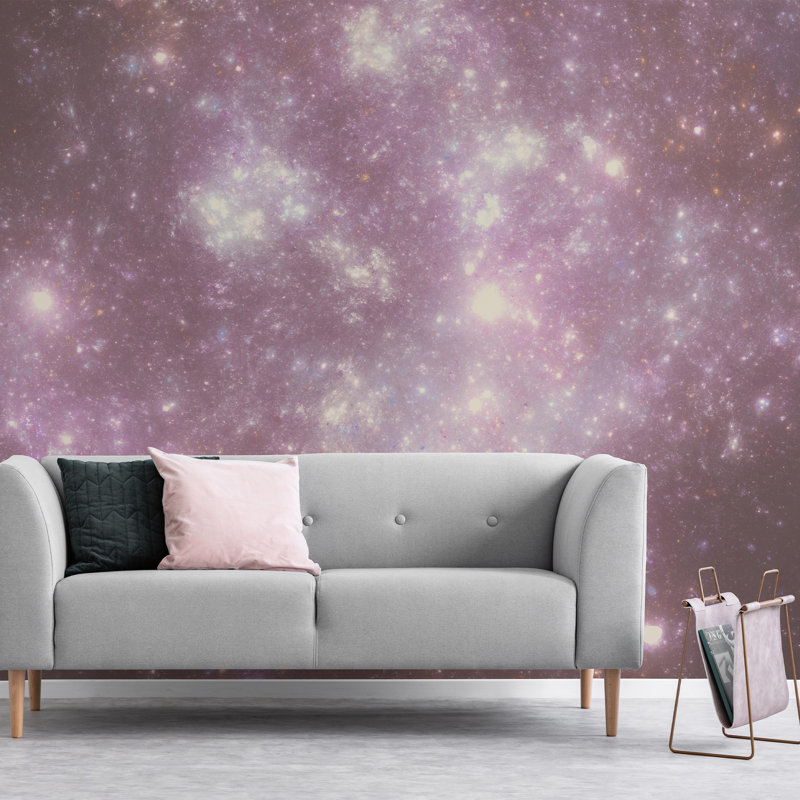  2.8m x 3m Matte Wall Mural, Lilac