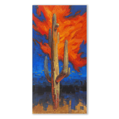 «Man Of Fire», reproduction d'art sur toile tendue avec châssis