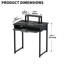 Bureau d'ordinateur 75 cm (29,5 po) pour petits espaces, bureau moderne pour la maison ou le bureau à domicile, support pour écran et plateau pour clavier-132225387-132225388