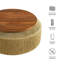 Table basse en noyer naturel Maris