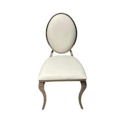 Chaise sans accoudoirs Miheli Rayen, or