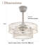 Ventilateur de plafond 20 po