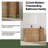 52'' Single Bathroom Vanity with Ceramic Top-382995251