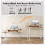Bureau debout électrique en forme de L de 75 po avec 2 tiroirs, bureau ergonomique à hauteur réglable en coin, table d'ordinateur avec rangement pour la maison et le bureau-119335846-117523052