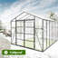 10x12 FT Polycarbonate Greenhouse-119140116