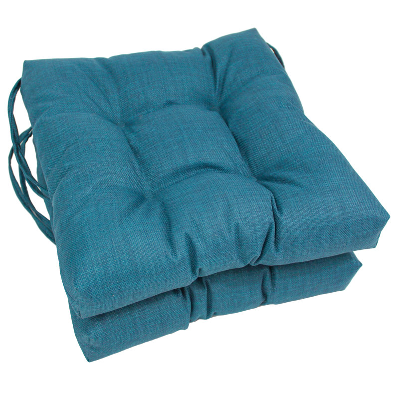 Outdoor 3.5'' Seat Cushion, Sea Blue