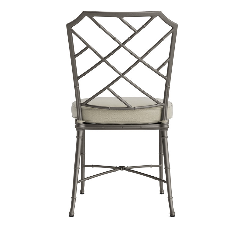 Calcutta Outdoor Dining Side Chair, Mica, Fusion Moccasian, Brown