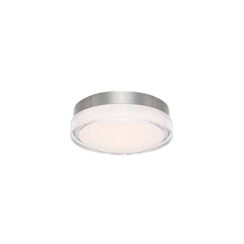 Pi Black Outdoor Flush Mount, 2.5" H x 6.25" W x 6.25" D, Black, 3500K