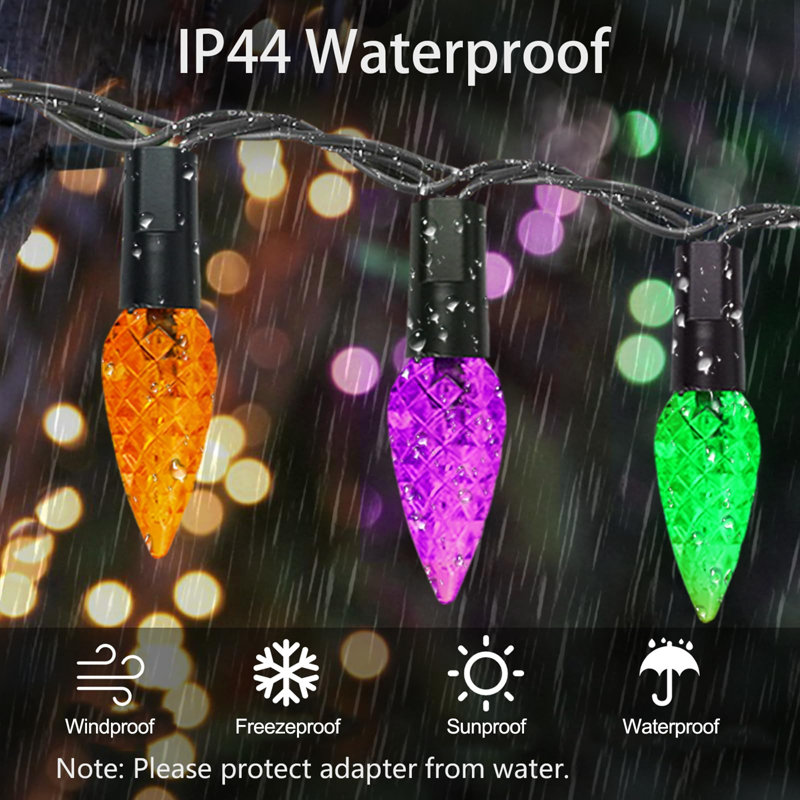 240 LED 78FT C6 Halloween String Lights