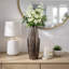 Vase décoratif en métal et aluminium Brander Modern Glam-1477540860