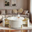 Table basse moderne avec 2 grands tiroirs Modern