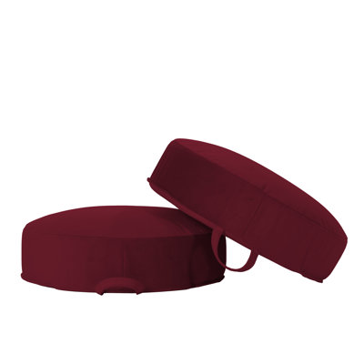 Coussins rembourrés en microfibre rembourrés, paquet de 2 - café