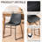 Anke Vegan Leather Dining Chairs, Black-1029606035