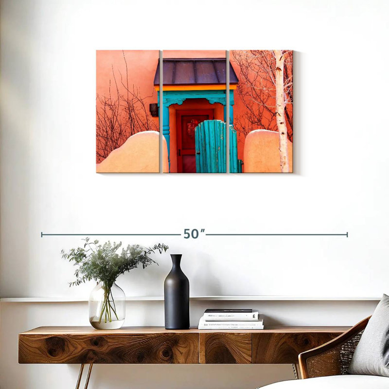 Porte colorée Lilie Santa Fe, H 20 po x l 33 po