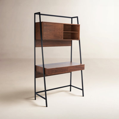Glenbrook Courtland Ladder Desk with Hutch