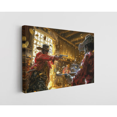 Wild West Cowboys, impression sur toile, décoration murale moderne pour la maison et le bureau