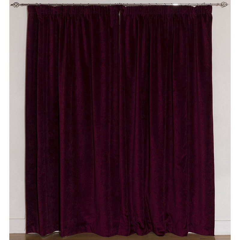 Offerman Blackout Curtain Pair, 116 W x 228 D cm