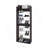 Tall Open Shoe Rack With Metal Rails And Multi-Tier Shelves