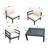 Javarne 7 - Person Modular Patio Conversation Set with Cushions-501605528