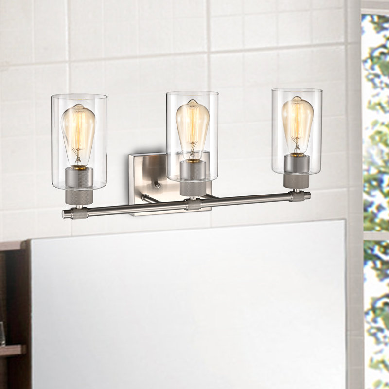 Bowerman 3 - Light Vanity Light, Brushed Nickel
