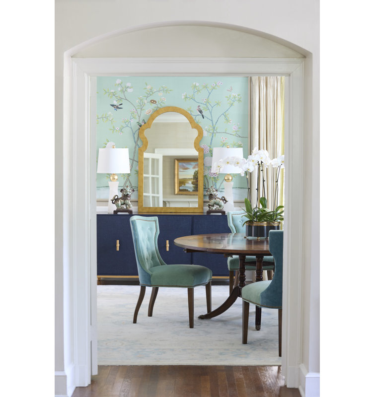 Jagger Metal Wall Mirror, Antique Gold