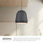 Luminaire suspendu dôme Sedona-64113772-64148120