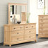 Hooghes 6 Drawer Dresser With Mirror