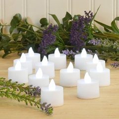 Flameless Pillar Candle Set - 3D Flickering Flame with Wick, 4 Inch Di –   Online Shop