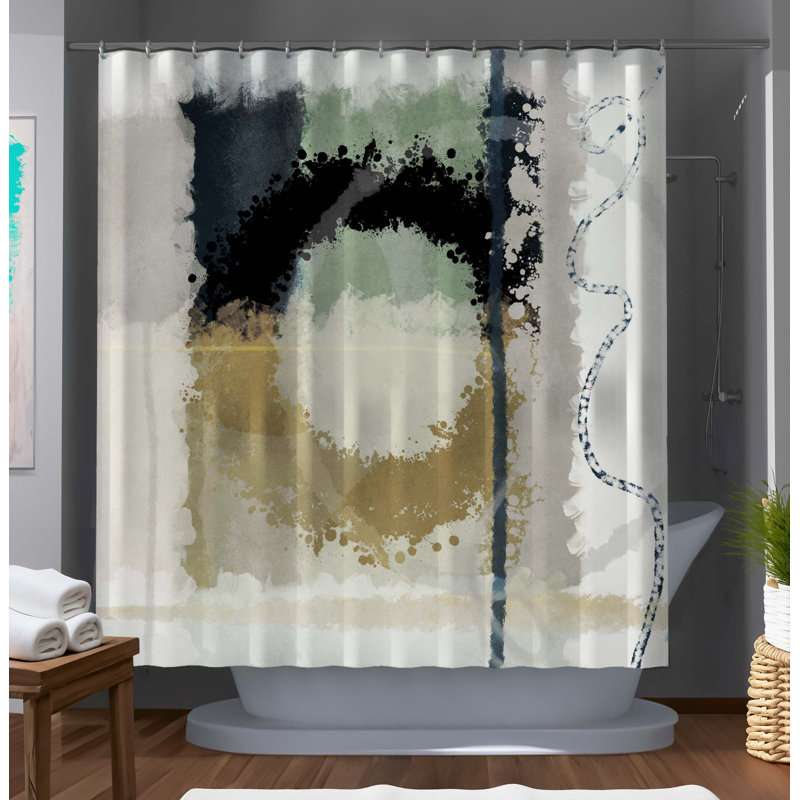 Abstract Shower Curtain