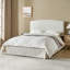 Lit plateforme tapissier Finnin avec housse lavable et tête de lit réglable-98438963-98438964